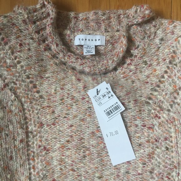 Topshop | Cable Knit Sweater (NWT) - Picture 2 of 4